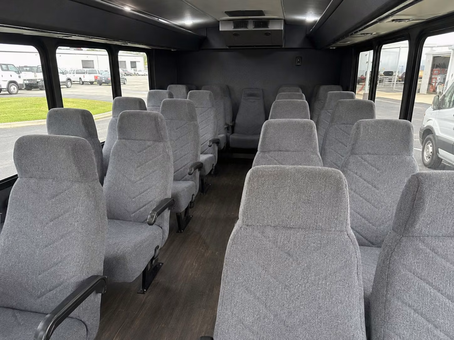 15 passenger minibus inside