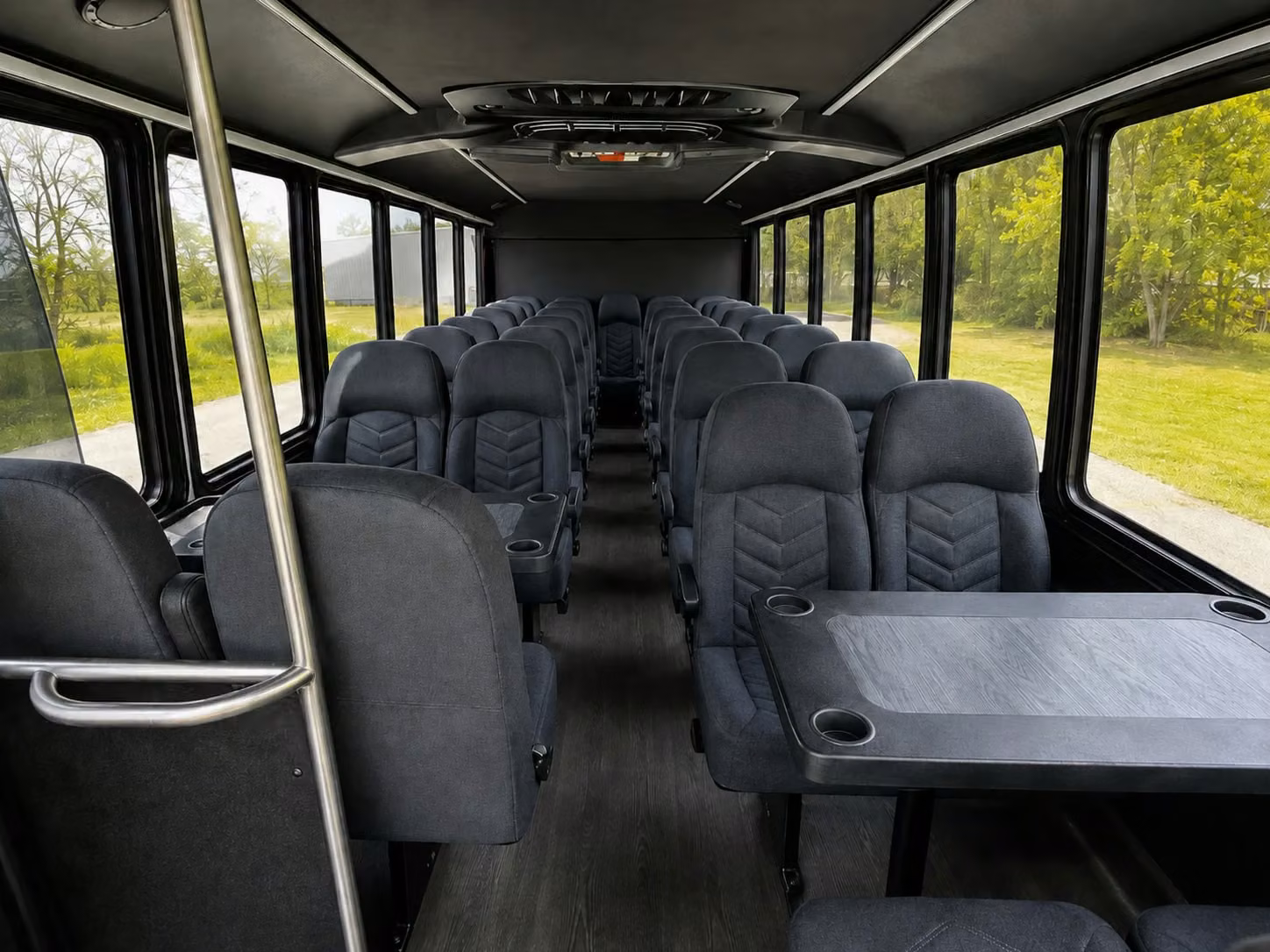 18 passenger minibus interior