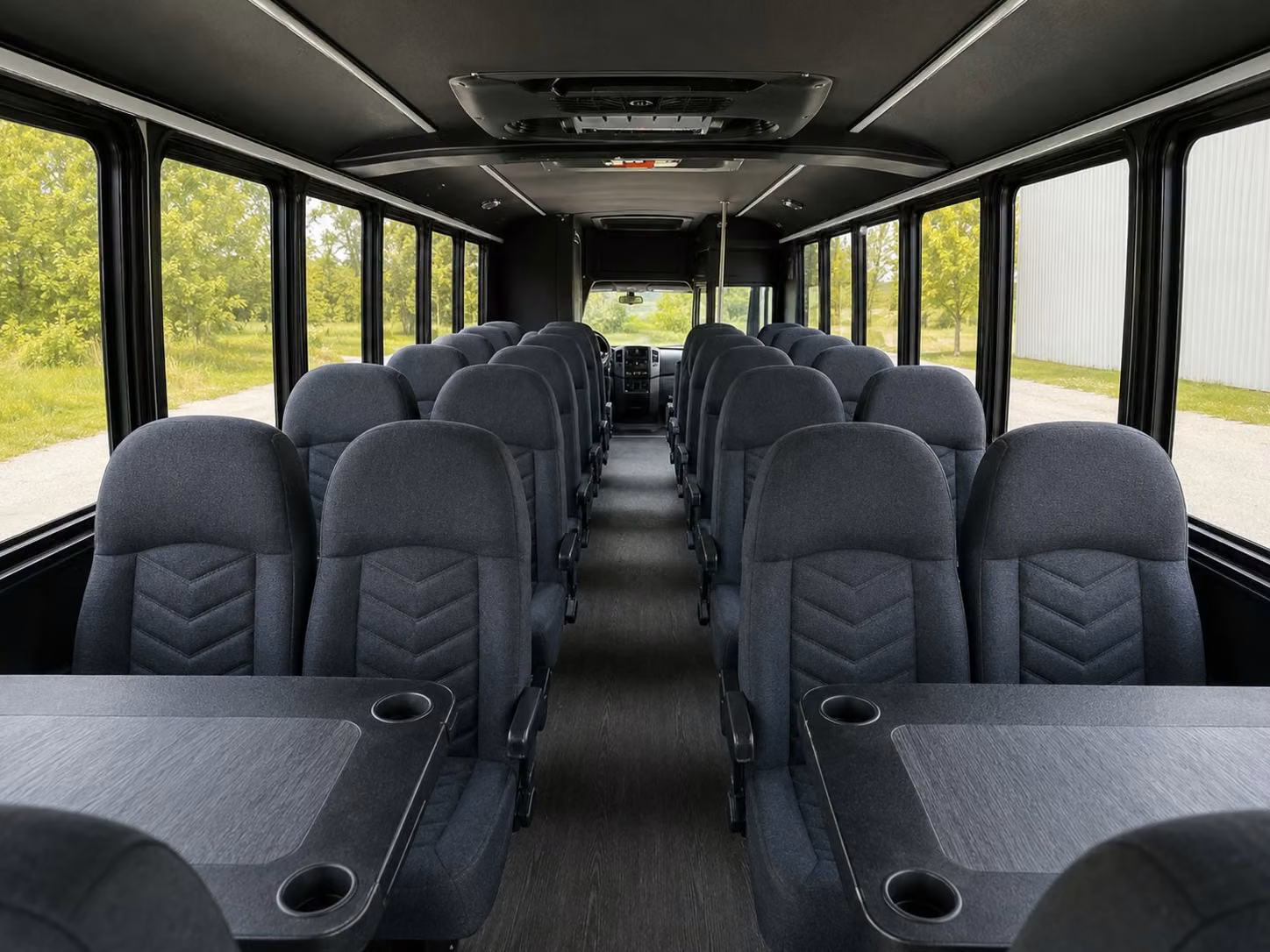 20 passenger minibus inside