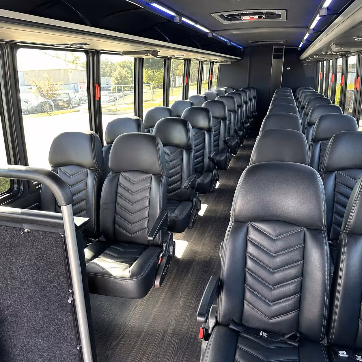 25 passenger minibus inside