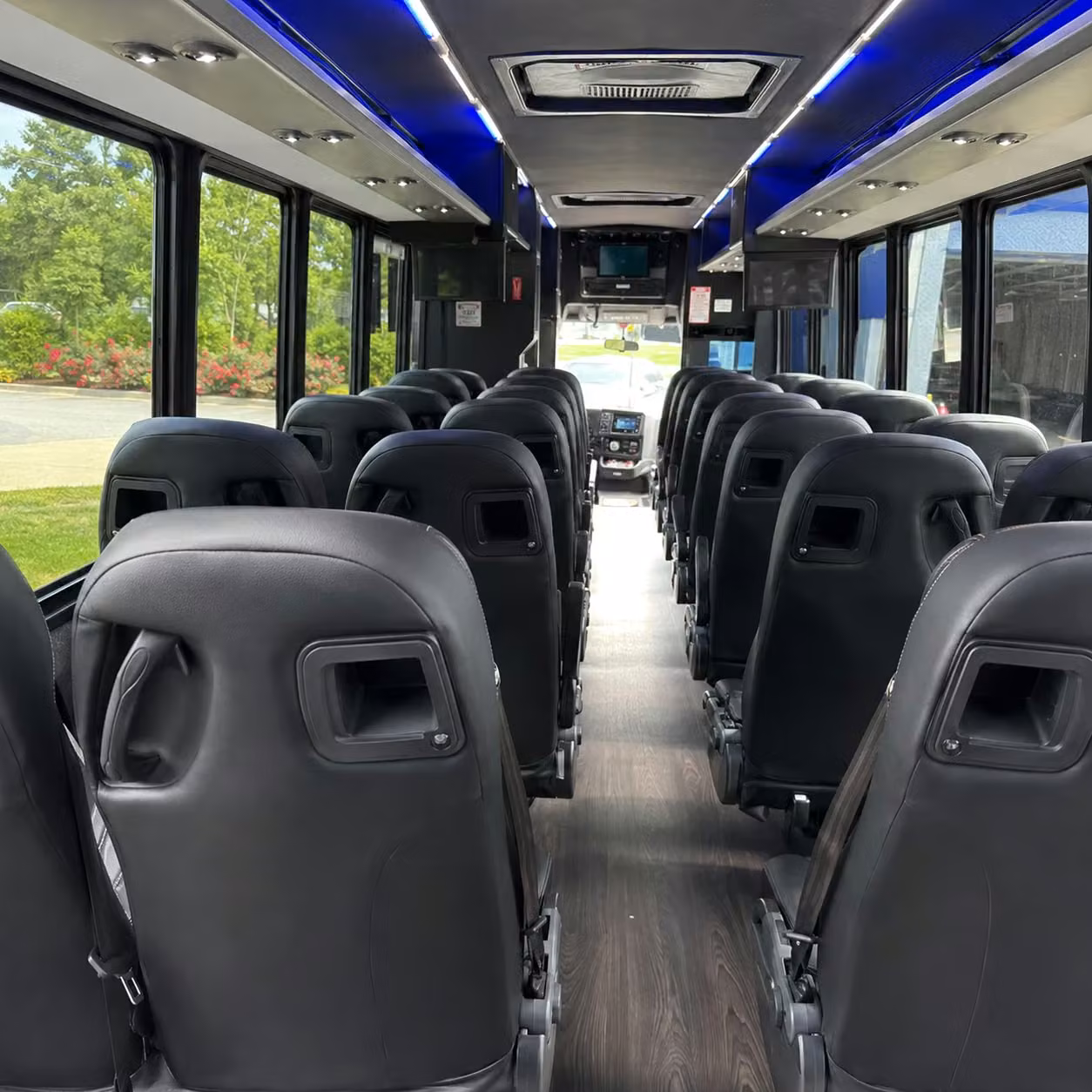 35 passenger minibus inside