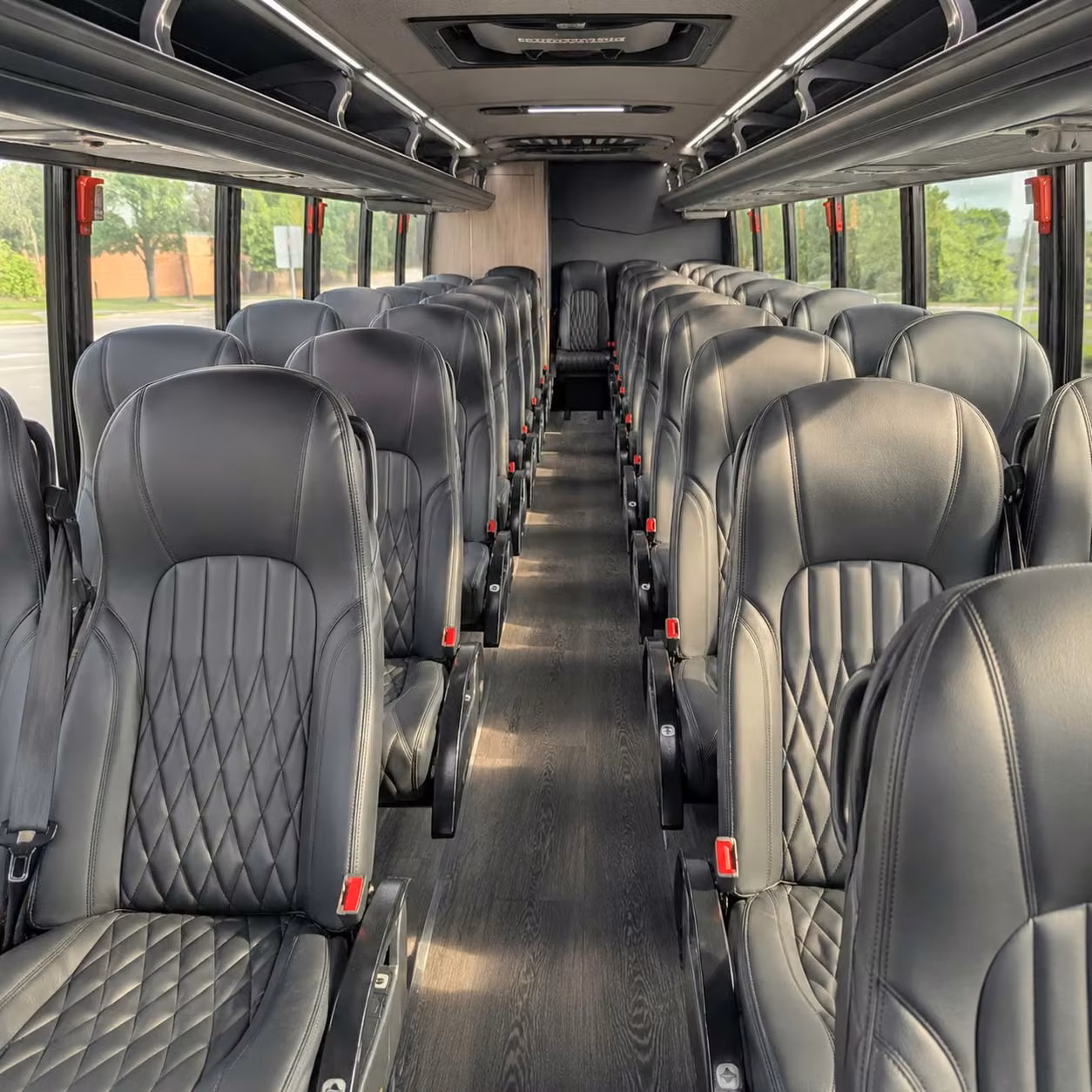 35 passenger minibus interior