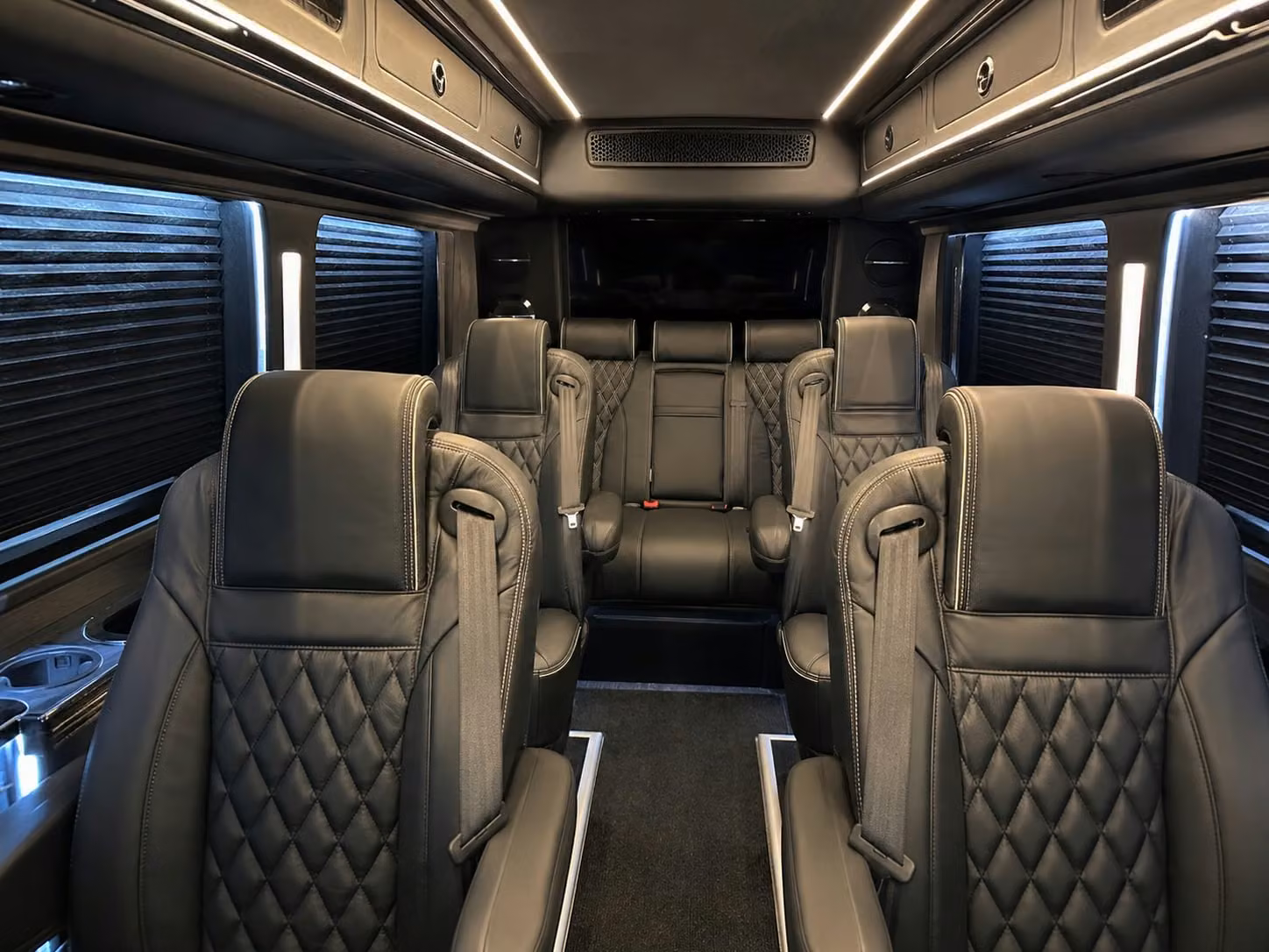 sprinter van with driver interior